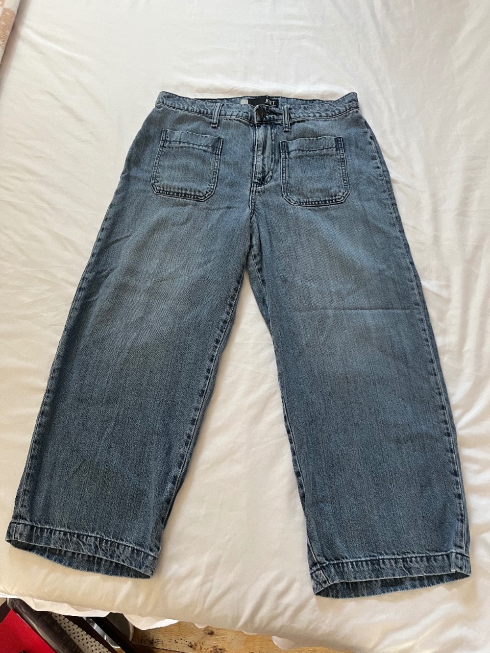 Kut from the cloth Crop straight leg jeans high waist size 8